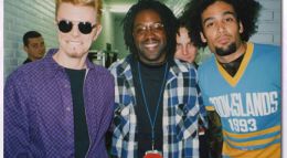 David with Bowie and Ben Harper